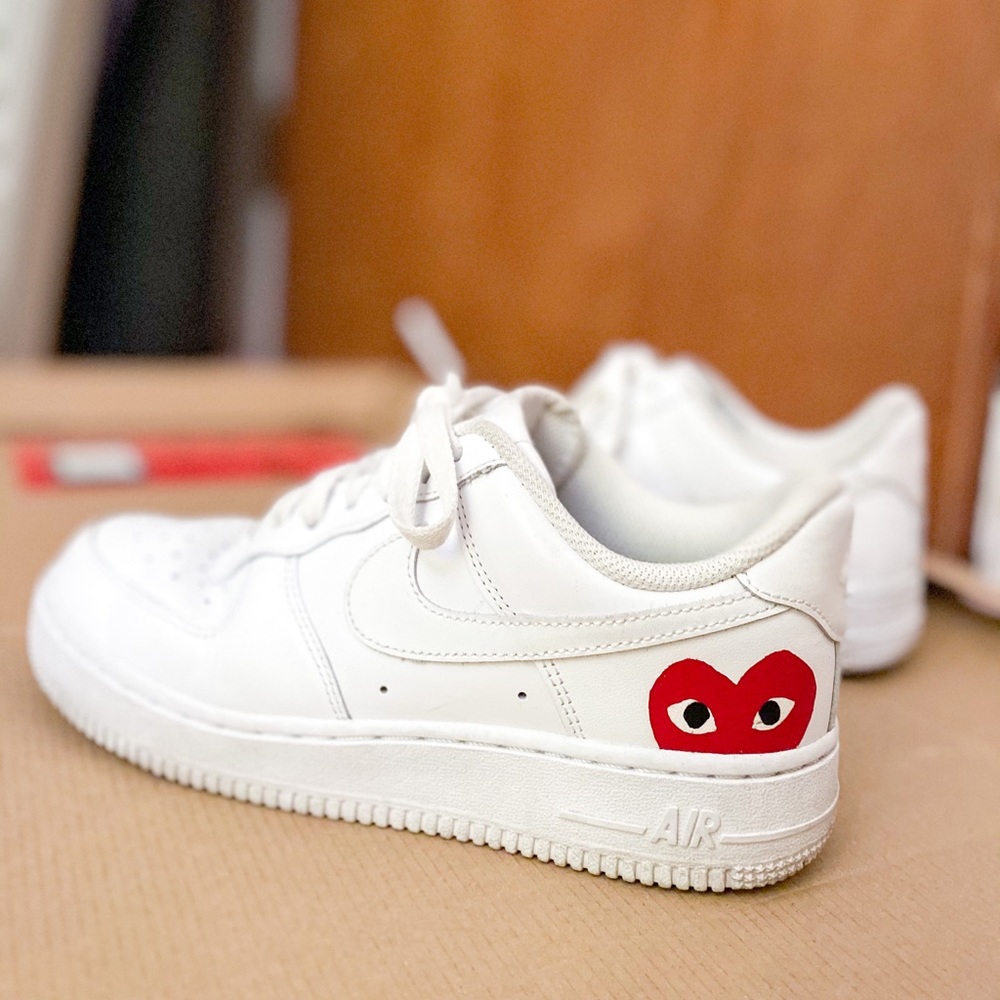 Comme des Garçons x Nike Air Force Ones - Picture 1 of 3